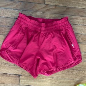 Lululemon High Run Shorts - Red!